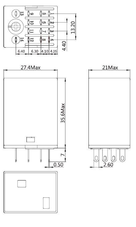 Реле электромагнитное ORU-4Z-L/AC